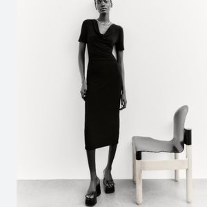 🆕️ Zara Draped Midi Dress